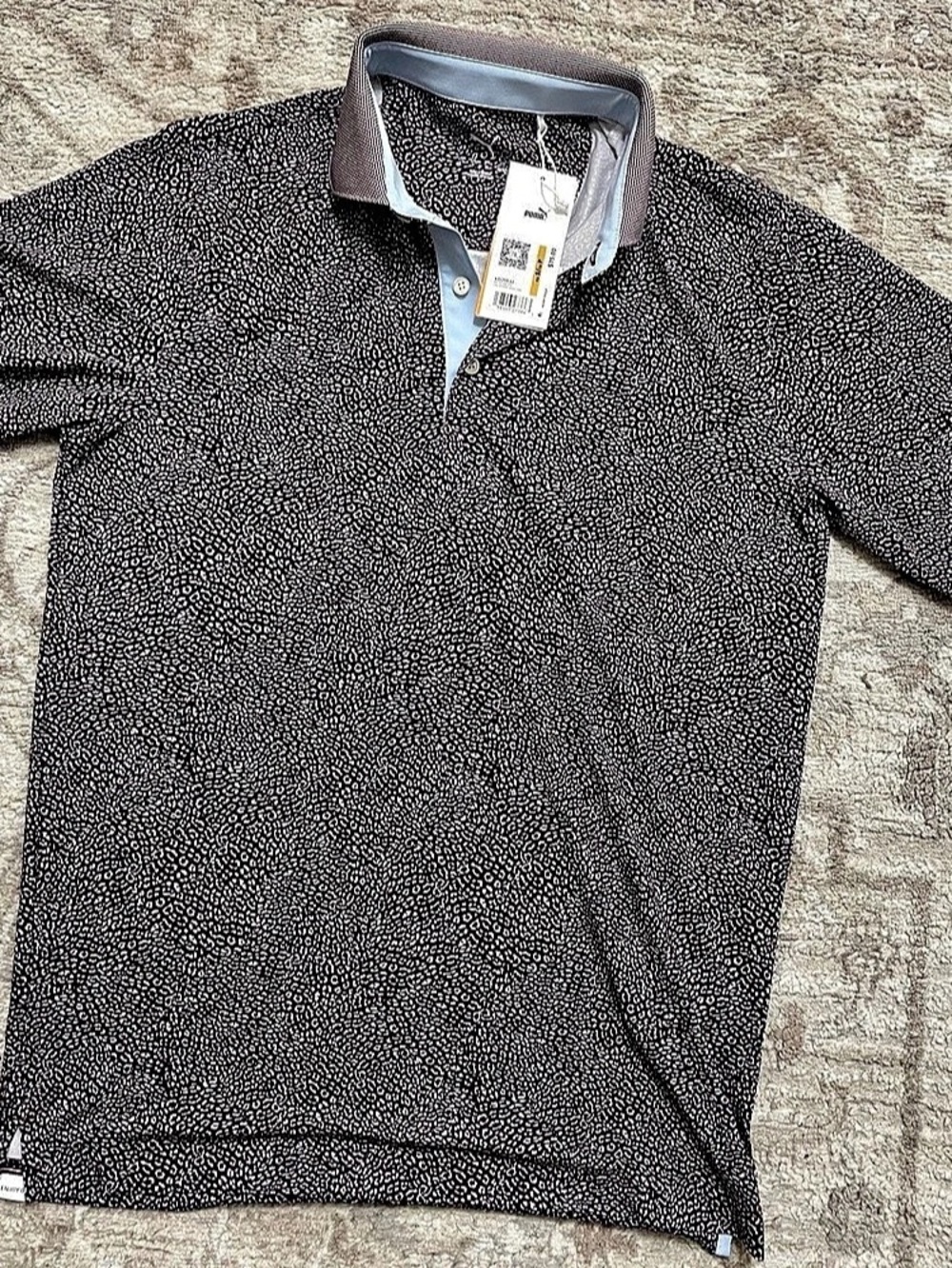 Puma MATTR Joey Golf Polo Men's Animal Print Size Small